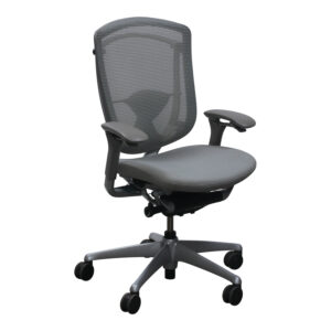 Teknion Contessa Used Mesh Task Chair, Light Gray