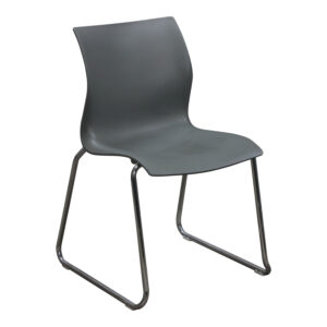 Teknion Nami Used Sled Base Chair, Gray