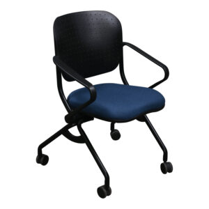 KI Torsion Used Nesting Chair, Blue Night