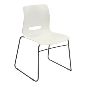 Allermuir Casper Used Stack Chair, White