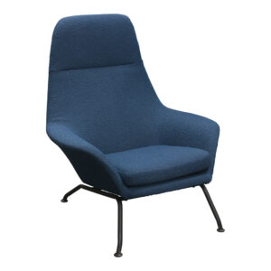 Gus Design Used High Back Lounge Chair, Blue