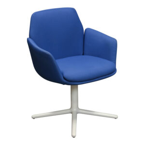 Haworth Poppy Used Guest Chair, Blue