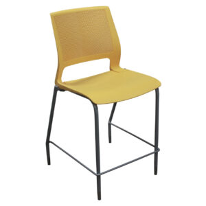 SitOnIt Lumin Used Stack Stool, Yellow