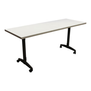 Used 24x66 In Mobile Laminate Training Table, White