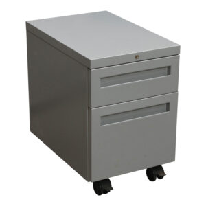 Used Box File Mobile Pedestal, Gray