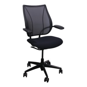 Humanscale Liberty Used Mesh Conference Chair, Black