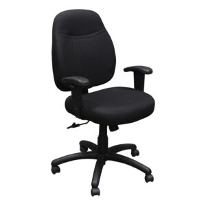 Offices To Go Used Task Chair, Black Pattern