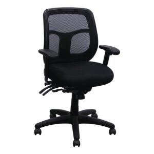 Raynor Group Used Mesh Back Task Chair, Black
