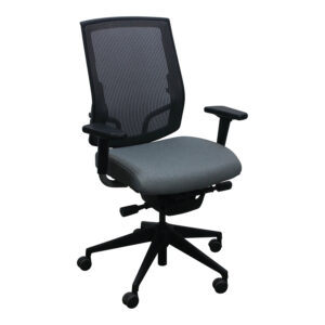 SitOnIt Focus Used Graphite Mesh High Back Task Chair, Gray Seat