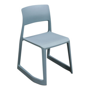 Vitra Tip Ton Used Stack Chair, Light Blue