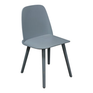 Muuto Nerd Used Wood Chair, Light Gray