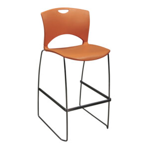 SitOnIt OnCall Used Stack Stool, Orange