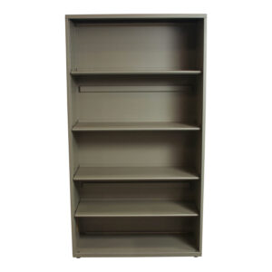 Steelcase 5 Shelf Used 36x66 In Bookcase, Mineral