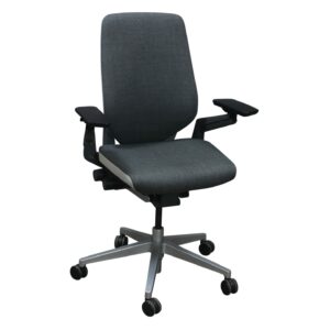 Steelcase Gesture Used Task Chair, Gray and White