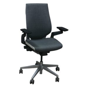Steelcase Gesture Used Task Chair, Gray and White