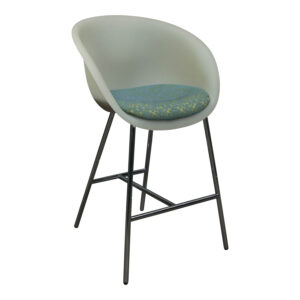 Keilhauer Olo Series Used Stool, Green and Gold