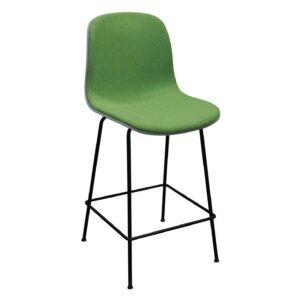 Stylex Verve Used Stool, Green and White