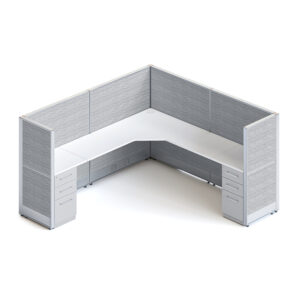 goSIT 8x8 Manager Cubicle | 54" Panels | All Fabric