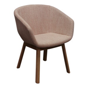 Blu Dot Host Used Guest Chair, Tait Tomato and White Oak