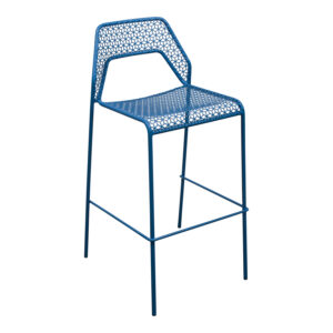 Blu Dot Used Hot Mesh Outdoor Stool, Blue
