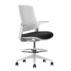 Echo by goSIT Mid Back Work Stool, Black