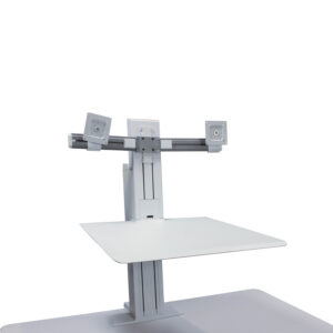 Ergotron Used Sit-Stand Desk Riser, White