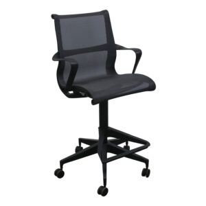 Herman Miller Setu Used Mesh Stool, Graphite