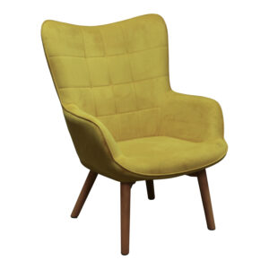 High Back Used Guest Chair, Yellow