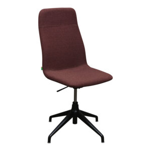 Naughtone Viv Used Armless Chair, Rust Fabric