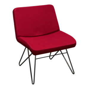 Source Used Lounge Chair, Red