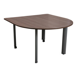 Steelcase 50x48 Used Bullet Laminate Meeting Table, Driftwood