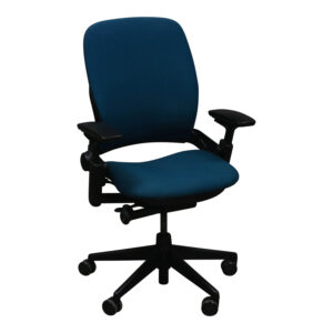 Steelcase Leap V2 Used Task Chair, Sea Blue