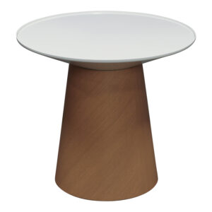 Steelcase Turnstone Campfire Paper Used 25 Inch Table, Warm Oak