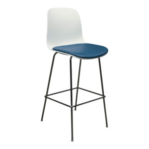 Stylex Verve Used Stool, Blue and White