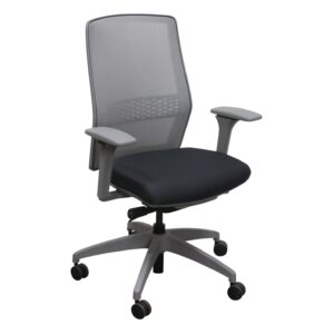Allsteel Lyric Used Mesh Mid Back Task Chair, Gray
