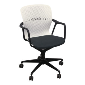 Herman Miller	Keyn Used Conference Chair, White and Gray