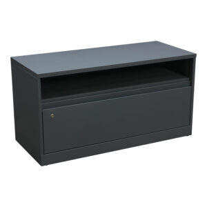 Steelcase Series Used 1 Drawer Lateral File w Shelf, Gray