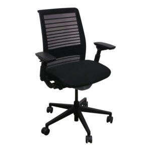 Steelcase Think V2 Used Mesh Back Task Chair, Black