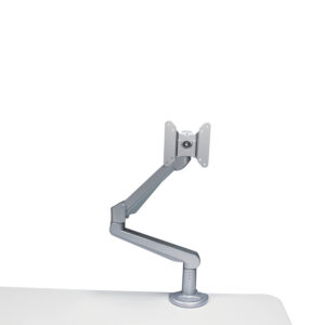Used Single Monitor Arm, Silver