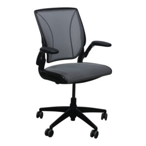 Humanscale Diffrient World Used Mesh Task Chair, Silver