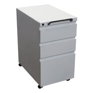 Knoll Used Box Box File Mobile Pedestal, White