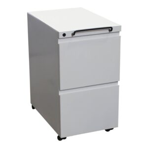 Knoll Used Mobile File File Pedestal, White
