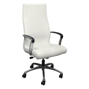Steelcase Coalesse Used PU Leather Conference Chair, Off White