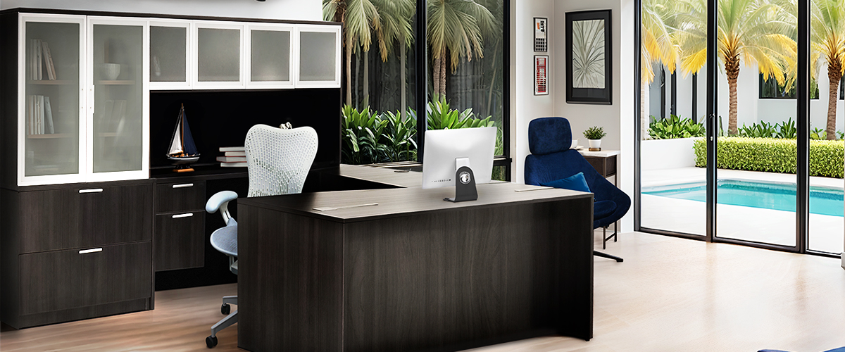 Everyday Gray Desk Series