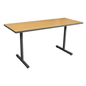 Fixtures Furniture Used 24x60 In Laminate Table, Oak