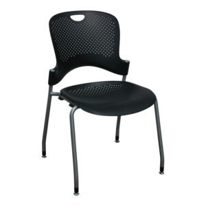 Herman Miller Caper Used Stack Chair, Black