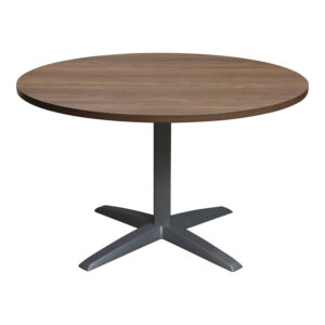 Hon Used 48" Round Laminate Meeting Table, Walnut