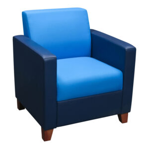 SitOnIt Ideon Composium Used Chair, Blue, Navy and Cherry
