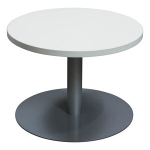 Steelcase Used 24 In Round End Table, White