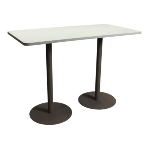 Steelcase Used 30x60 High Top Rectangular Laminate Table, Off White